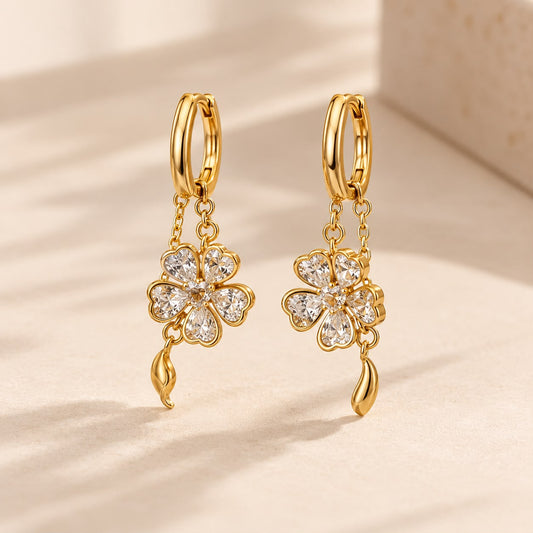 Flower earrings
