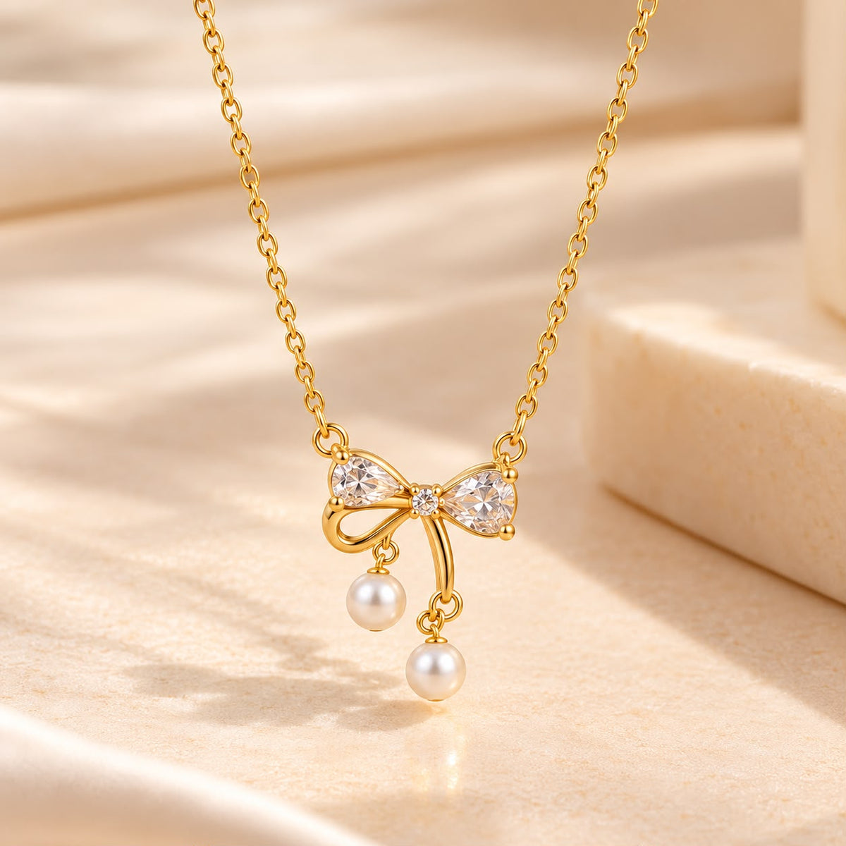 Bow Necklace