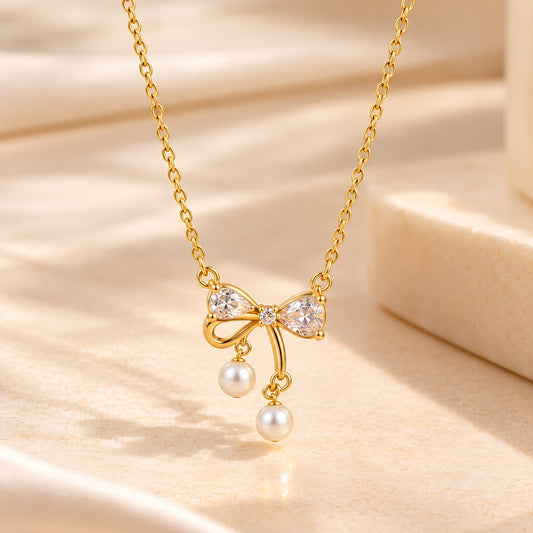 Bow Necklace
